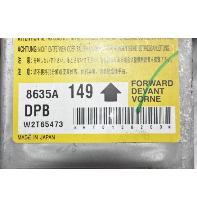 Σετ Αερόσακων Με Ζώνες Ασφαλείας Mitsubishi L200 KB4 2006-2015 MN123965ZZ 7030A217XB 8635A149