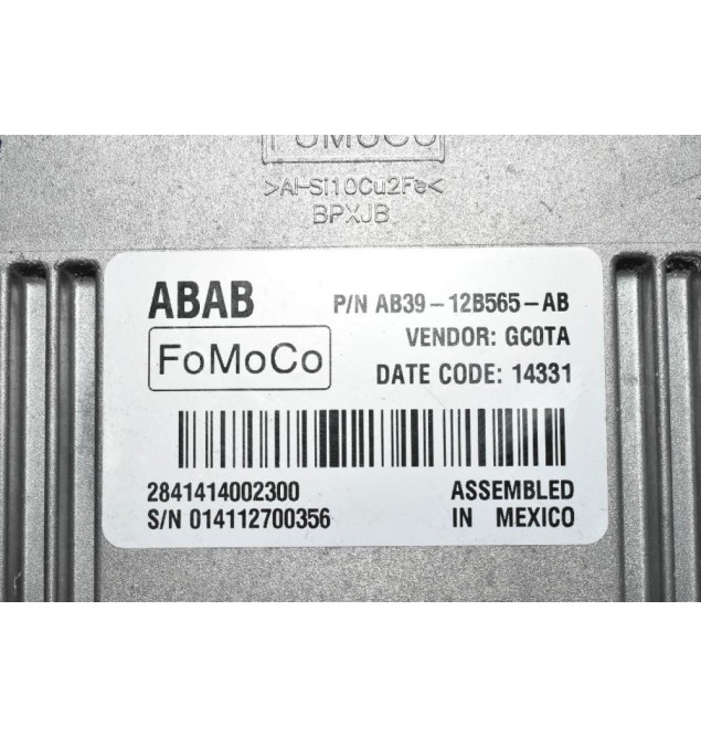 Σετ Immobilizer Ford Ranger Wildtrak 3.2 SA2R 2013-2018 AB39-12B565-AB AB39-12A650-FF DB39-14A073-DB AB39-10849-GN AB39-3F880-AA
