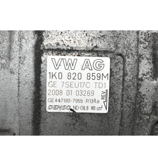 Κομπρεσέρ Aircondition Volkswagen Golf IV 1.4cc TSI BMY 2008-2013 DENSO 1Κ0820859Μ GE447190-7955