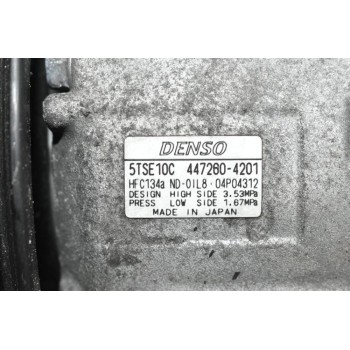Κομπρεσέρ Aircondition Toyota Auris / Yaris 1NR 1.3 2008-2015 DENSO 447260-4201 5TSE10C (Μικρό Σπάσιμο Στην Τροχαλία)
