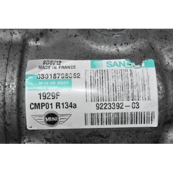 Κομπρεσέρ Aircondition - A/C Mini Cooper 2010-2013 R56 N16B16A3 9223392-03
