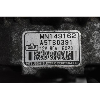 Δυναμό Mitsubishi Colt CZT 1.5 4G15 2004-2012 A5TB0391 MN149162 80Α