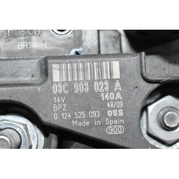 Δυναμό Volkswagen 1.4 TSI CAV BLG BMY CAX 2008-2013 03C903023A 0124525093 140A (Seat Audi Skoda) (Γνήσιος)