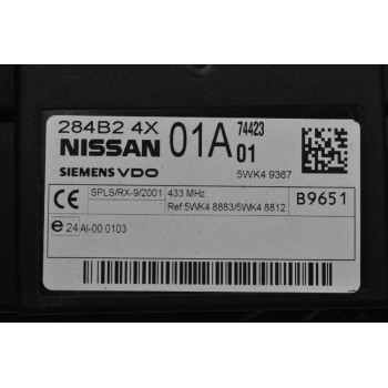 Πλακέτα Ανεσης Nissan Navara D40 2005-2010 Siemens 284B2-4X01A 5WK49367