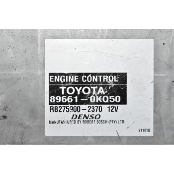 Σετ Immobilizer Toyota Hilux KUN25 2005-2012 Εγκέφαλος 89661-0KQ50