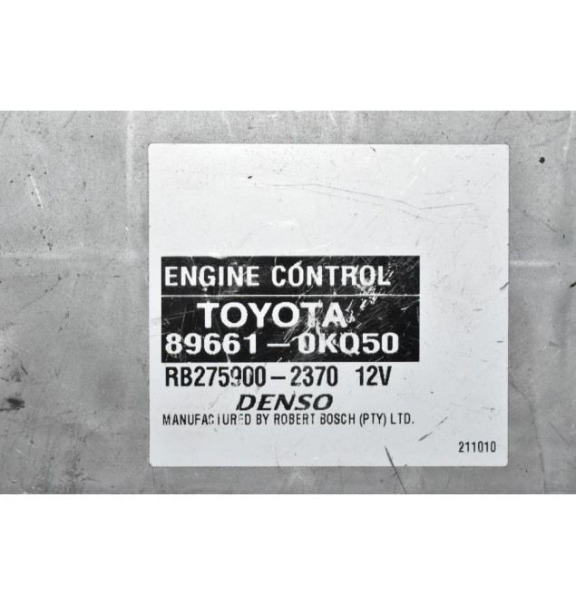 Σετ Immobilizer Toyota Hilux KUN25 2005-2012 Εγκέφαλος 89661-0KQ50