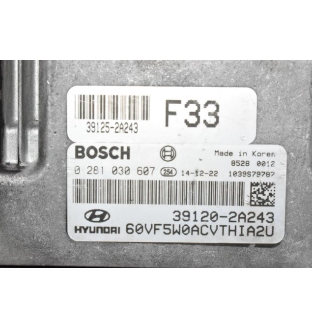 Εγκέφαλος Hyundai i40 1.7 CRD D4FD / D4FC 2011-2022 BOSCH 39120-2A243 0281030607