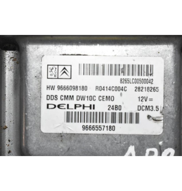 Εγκέφαλος Peugeot 308-508-3008-5008/Fiat Scudo 2.0 RH02 2008-2015 DELPHI HW 9666098180 R0414C004C DCM 3.5