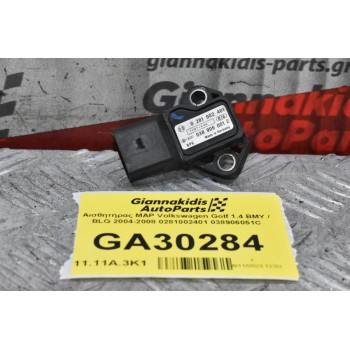 Αισθητήρας MAP Volkswagen Golf 1.4 BMY / BLG 2004-2008 0281002401 038906051C
