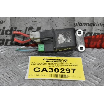 Ρελέ Προθέρμανσης Nissan Navara D40 2005-2012 JIDECO 2523080A00 (4pins) (1+1+2 pins)