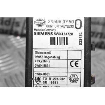 Εγκέφαλος Πλακετα Κεντρικου Κλειδωματος Nissan Navara D22 2001-2005 SIEMENS 285963Y50  5WK46472B