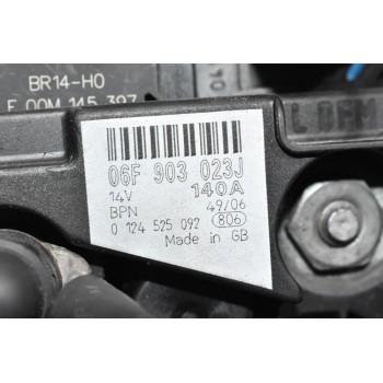 Δυναμό Audi A4 BRD 2.0 TDI 170PS 2005-2008 BOSCH 06F903023J 0124525092 140A