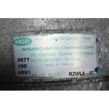 Κομπρεσέρ Aircondition Ford Ranger / Mazda BT50 2.5 WL 2005-2010 RZWLA-07
