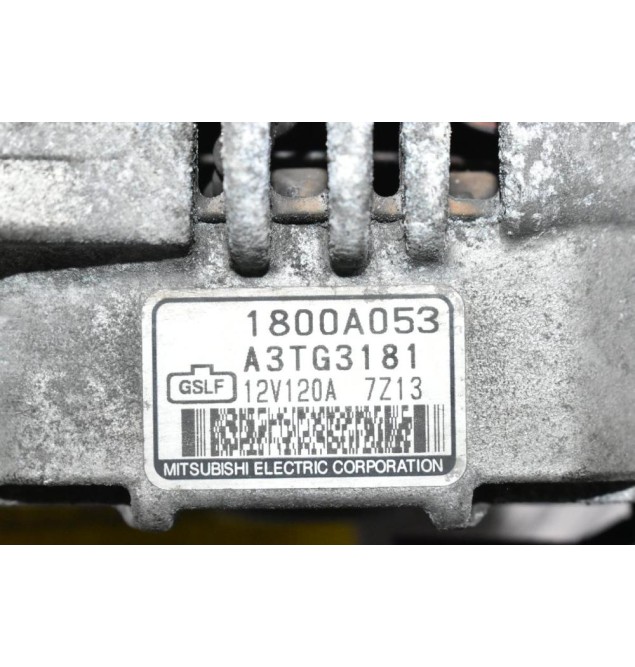 Δυναμό Mitsubishi Outlander 2.4 4B12 2007-2012 1800A053 A3TG3181 120A