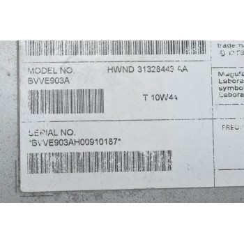 Ραδιόφωνο Volvo S60 2010-2014 31337310-AA BVVE903A