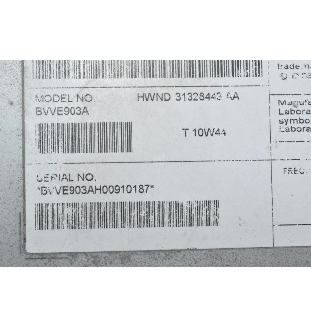 Ραδιόφωνο Volvo S60 2010-2014 31337310-AA BVVE903A