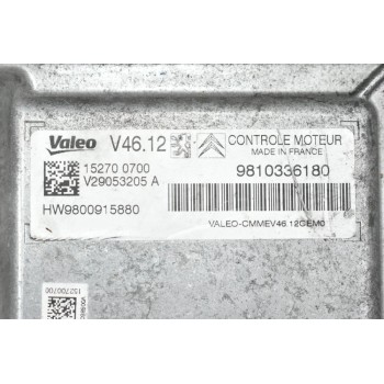 Εγκέφαλος Κινητήρα Citroen C3 / Pegeuot 208 HM01 1.2 2013-2019 9810336180 152700700 V29053205A