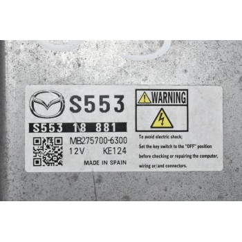 Εγκέφαλος Κινητήρα Mazda CX-3 1.5D S5 2010-2019 S55318881 MB275700-6300