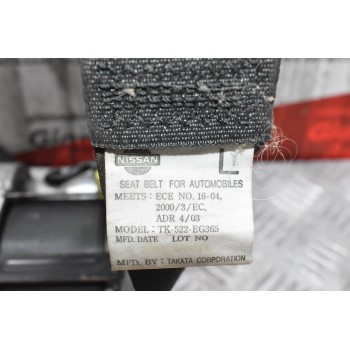 Ζώνη Ασφαλείας Μπροστά Αριστερή Nissan Navara d22 133 2001-2005 (Με Προεντωτήρα)