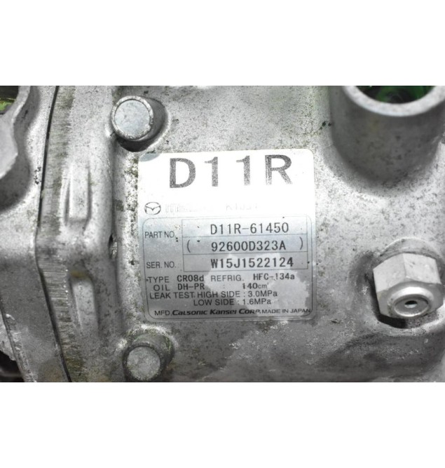 Κομπρεσέρ Aircondition - A/C Mazda CX-3 1.5 S5 2010-2019 92600D323A D11R-61450