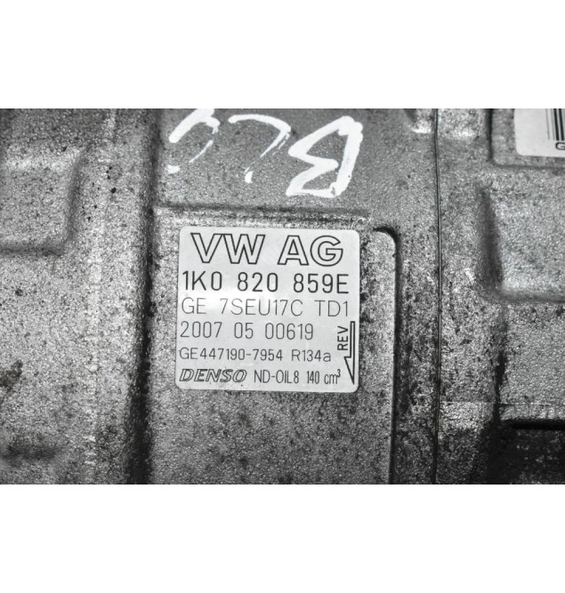 Κομπρεσέρ Aircondition Volkswagen Golf IV 1.4 TSI BLG 2008-2013 1K0820859E GE7SU17CTD1 (Μικρό Σπάσιμο Στην Τροχαλία)