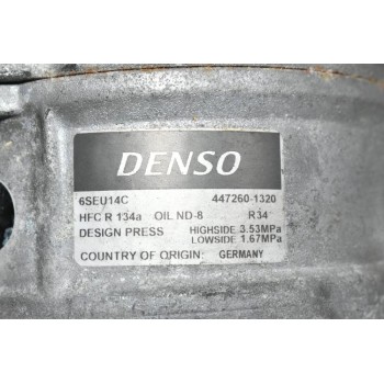 Κομπρεσέρ Aircondition - A/C Audi A4 BRD 2.0 TDI 170PS 2005-2008 DENSO 447260-1320 6SEU14C
