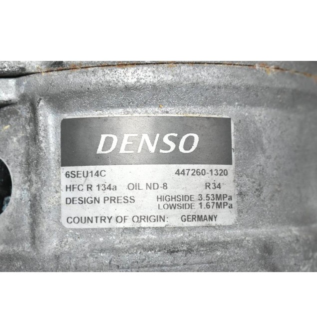 Κομπρεσέρ Aircondition - A/C Audi A4 BRD 2.0 TDI 170PS 2005-2008 DENSO 447260-1320 6SEU14C