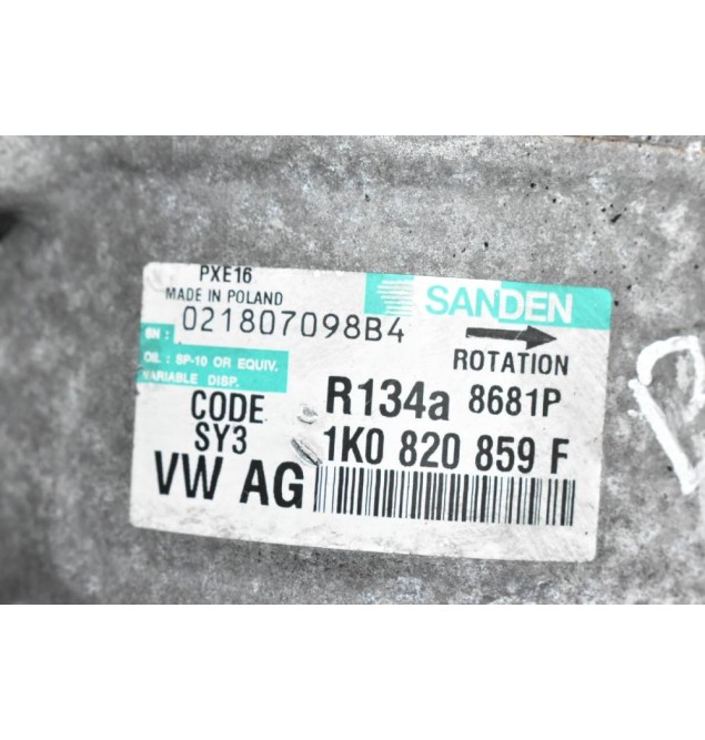 Κομπρεσέρ Aircondition Skoda Octavia 2.0 BMP 2001-2010 SANDEN 1K0820859F