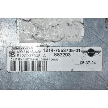 Εγκέφαλος Mini Cooper S 1.6  2002-2006 VDO 1214-7553735-01 S122237005