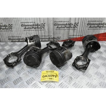 Πιστόνια + Μπιέλες Mitsubishi L200 4D56 1997-2001 (Εξωτερικη Διάμετρος 91mm) (Πείρος 29mm)