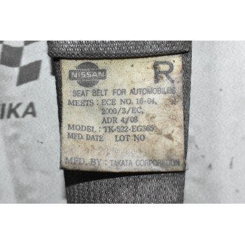 Ζώνη Ασφαλείας Μπροστά Δεξιά Nissan Navara d22 133 2001-2005 (Με Προεντωτήρα)