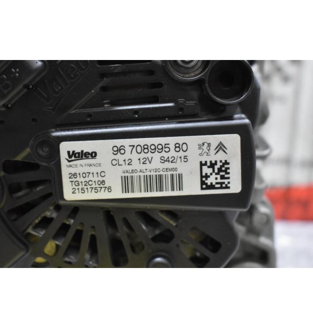 Δυναμό Citroen C3 / Pegeuot 208 HMZ HM01 1.2 2015-2020 VALEO 9670899580
