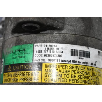 Κομπρεσέρ Aircondition Mini Cooper S 1.6 01139014 11645610 W11B16A DELPHI