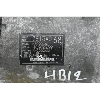 Κομπρεσέρ Aircondition - A/C Mitsubishi Outlander 2.0 BSY / 2.4 4B12 2007-2012 7813A068 MSC90CAS AKC200A221
