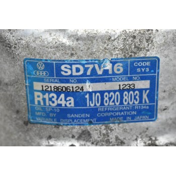 Κομπρεσέρ Aircondition Audi TT/S3 1.8T 20V BAM 1998-2006 1J0820803K