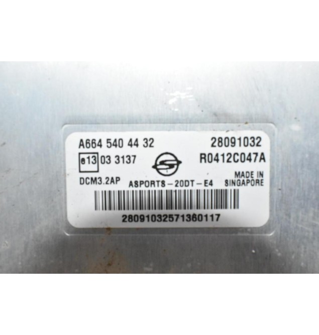 Εγκέφαλος SSANGYONG ACTYON SPORTS II 2.0 XDI 2006-2012 28091032 A6645404432