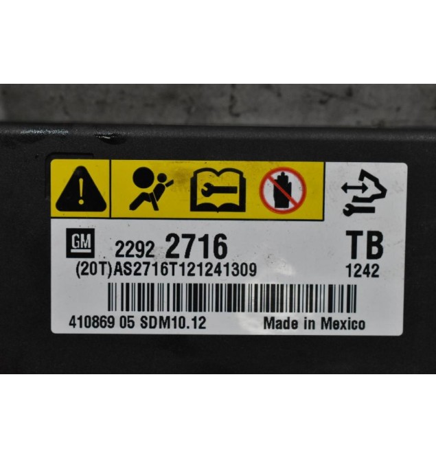 Πλακέτα Αερόσακων Opel Insignia 2007-2017 22922716