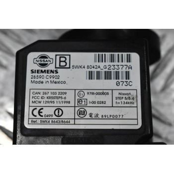 Κλειδαριά Τιμονιού / Διακόπτης Μίζας Nissan Navara D22 / Pathfinder 1998-2005 (Με Κλειδί) 28590C9902