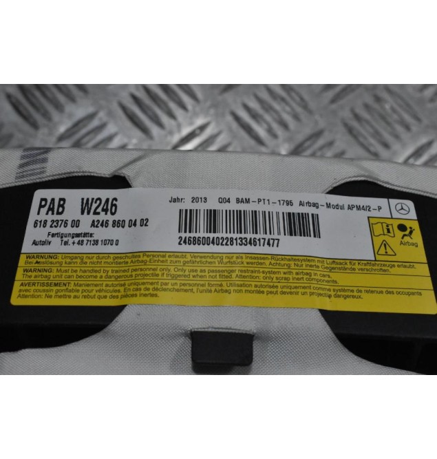 Αερόσακος Συνοδηγού Mercedes-Benz A-Class W246 2012-2018 246860Q0402