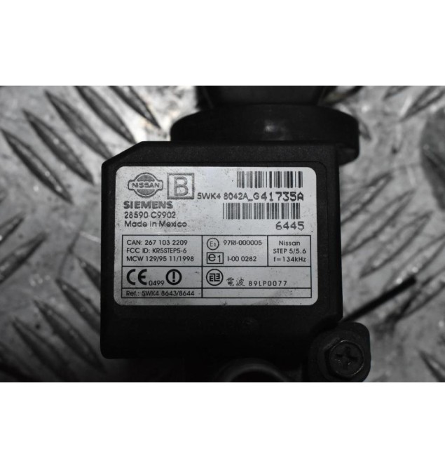 Κλειδαριά Τιμονιού - Μίζας Nissan Navara D22 / Pathfinder 2001-2005 (Με Κλειδί) 28590C9902