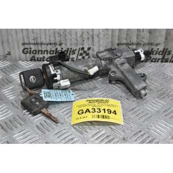 Κλειδαριά Τιμονιού - Μίζας Nissan Navara D40 / Pathfinder 2005-2010 (Με Κλειδί) 21669775-7 Ν0502321