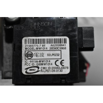 Κλειδαριά Τιμονιού - Μίζας Nissan Navara D40 / Pathfinder 2005-2010 (Με Κλειδί) 21669775-7 Ν0502321