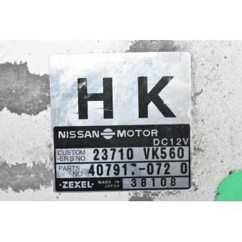 Εγκέφαλος Nissan Navara D22 01-05 YD25 ZEXEL 23710-VK560 407917-0720