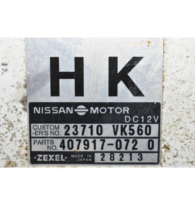 Εγκέφαλος Nissan Navara D22 01-05 YD25 ZEXEL 23710-VK560 407917-0720