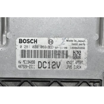 Εγκέφαλος Mitsubishi Canter 4M42/4M50 Bosch DC12v EURO4 2000-2010 0281020063 ME194098 407920-2311