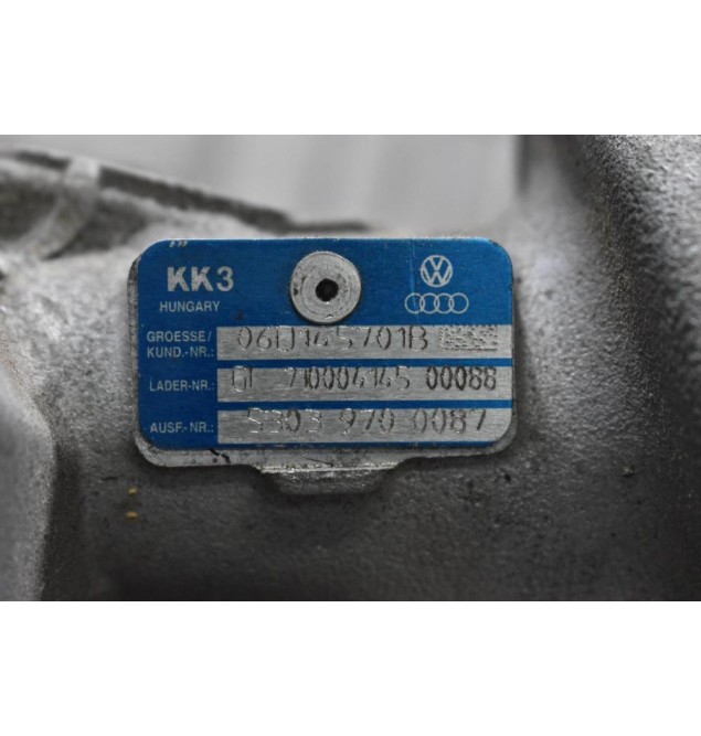 Turbo/Τουρμπίνα K03 Audi A4 2.0 TFSI 8E B7 BWE 2004-2010 (KK3) (Volkswagen Seat Skoda) 060145701B 53039700087