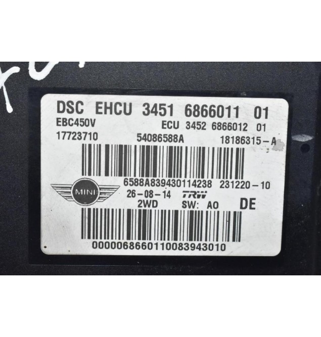 Μονάδα ABS Mini Cooper S - Countryman N47C20A 2010-2019 34516866011 54086588A