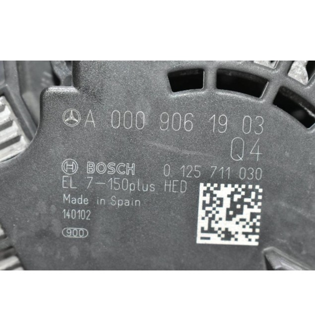 Δυναμό Mercedes-Benz B Class W246 /CLA GLA 1.6 Turbo 270910 2011-2021 A0009061903 BOSCH 0125711030