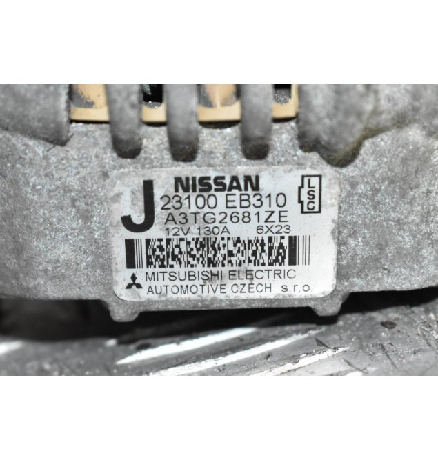 Δυναμό Nissan Navara D40 2.5 DCI YD25 2005-2010 23100-ΕΒ310 130A