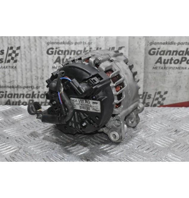 Δυναμό Volkswagen Golf VI 1.4 TSI CAX 2007-2014 VALEO 03C903025D 140A